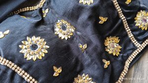 Gorgeous Blouse Combo Set Black And Withe