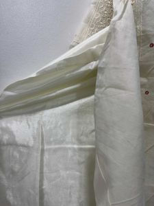 White Dress Material