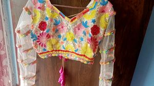 Multi Colour Designer Lehenga