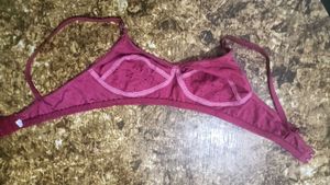 Burgundy Bra