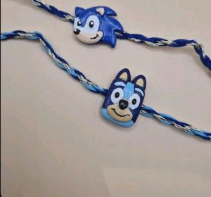😍Colourful Clay Rakhi For Kids