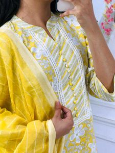 Beautiful Mal Cotton Suit Available In 3 Colour