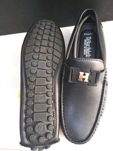 Black Loafers For Men..Gives A Classy Look..good Quality N Comfortable To Wear...Size-7-8