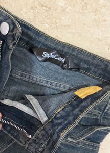 Denim Mini Skort