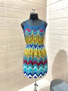 Pintresty 🌸Colorful Printed Mini Dress