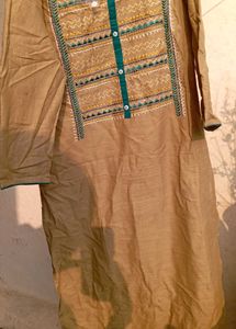 Olive Colour Casual New Kurta
