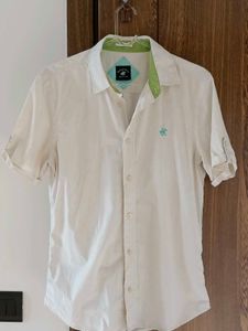 US Polo Casual White Shirt