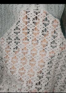 Stylish Blue Knit Cardigan