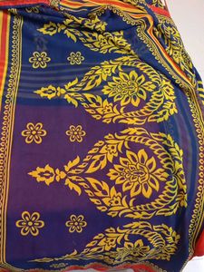 pretty chiffon georgette saree