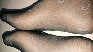 ( Used ) Ripped Black Tights