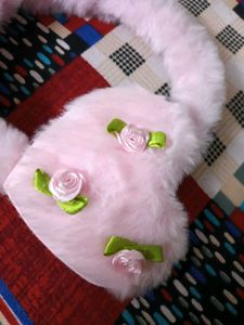 Cute Pink Furry Headband