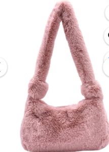 Pink Fuzzy Handbag