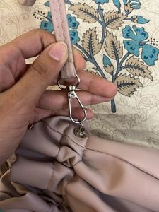 Cute Lilac Drawstring Sling/Crossbody Bag