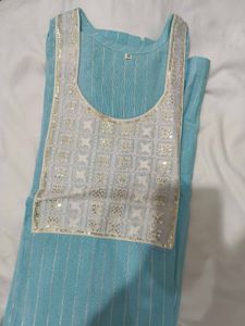 Elegant Sky Blue Kurta