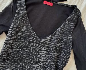 Vintage Mesh Sleeve Top