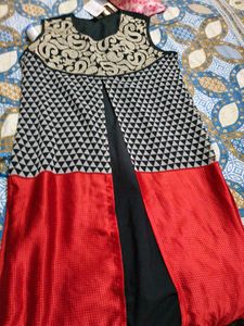 New With Tag Multicolour Xl Kurti Without Sleeves