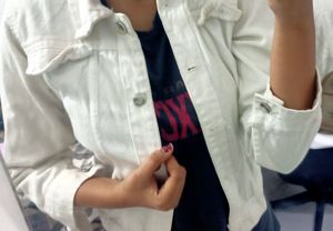 White Denim Jacket