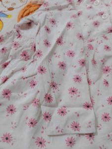 Pink Floral Baby Dress
