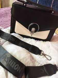 Chic Two-Tone Handbag