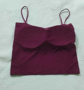 Padded Spaghetti Camisole for Women Free Size