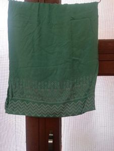 Green Embroidered Kurta