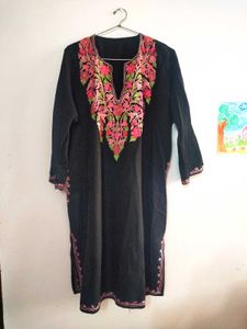 Gulistaan Kashmiri Phiran with Aari Work