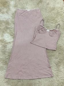 Aesthetic Pink Girly Co-ord set