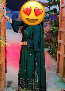 Front Slit Kurti Set