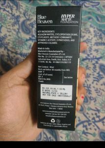 Blue Heaven Hyper Matte Foundation