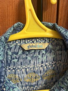 GLOBAL DESI premium Fabric Shirt Good condition