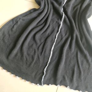 NUON Grunge Ribbed Fitted Sleevless Top 🖤