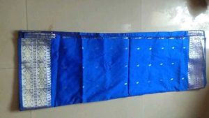 Brand New Blue Pure Silk Saree
