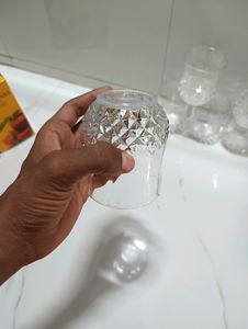 Heavy Unbreakable Plastic Crystal Transparent Wate