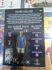 Erling Haaland Topps Black Edge Edition