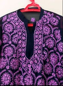 Embroidered Lucknow Kurti