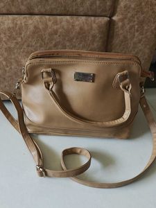 Tan Lapis O Lupo Handbag