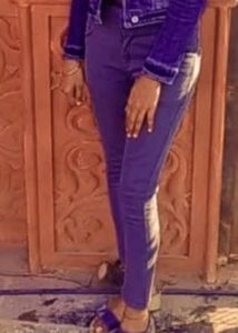 High Waist Grey Jeans