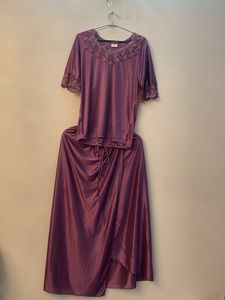 Satin Top And Lungi Nightwear