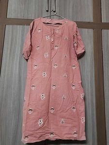 Pink Cotton Kurti