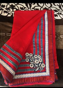 Red Saree