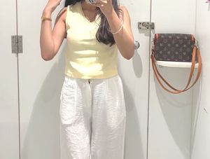 Butter Yellow Crop Top