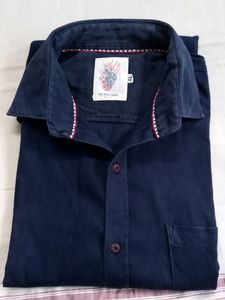 U.S. POLO BLUE COLOUR FULL SLEEVE GENTLY USED