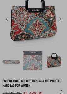 Esbeda Mandala Art Printed Handbag
