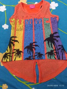 1-3 Year Girl Top Multicolored