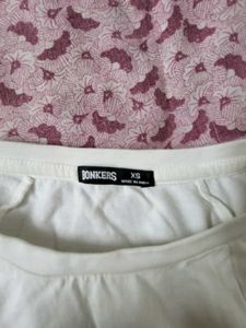 White Bonkers Baby Tee
