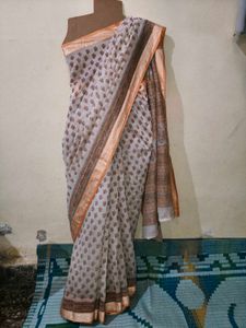 Floral Print Saree