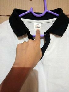 White Polo T-Shirt Top