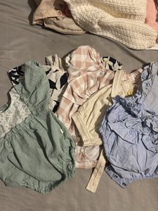 Cute Checkered Baby Romper