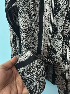 Patterned Long Sleeve Shirt