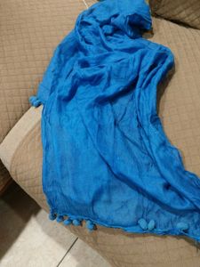 Blue Dupatta